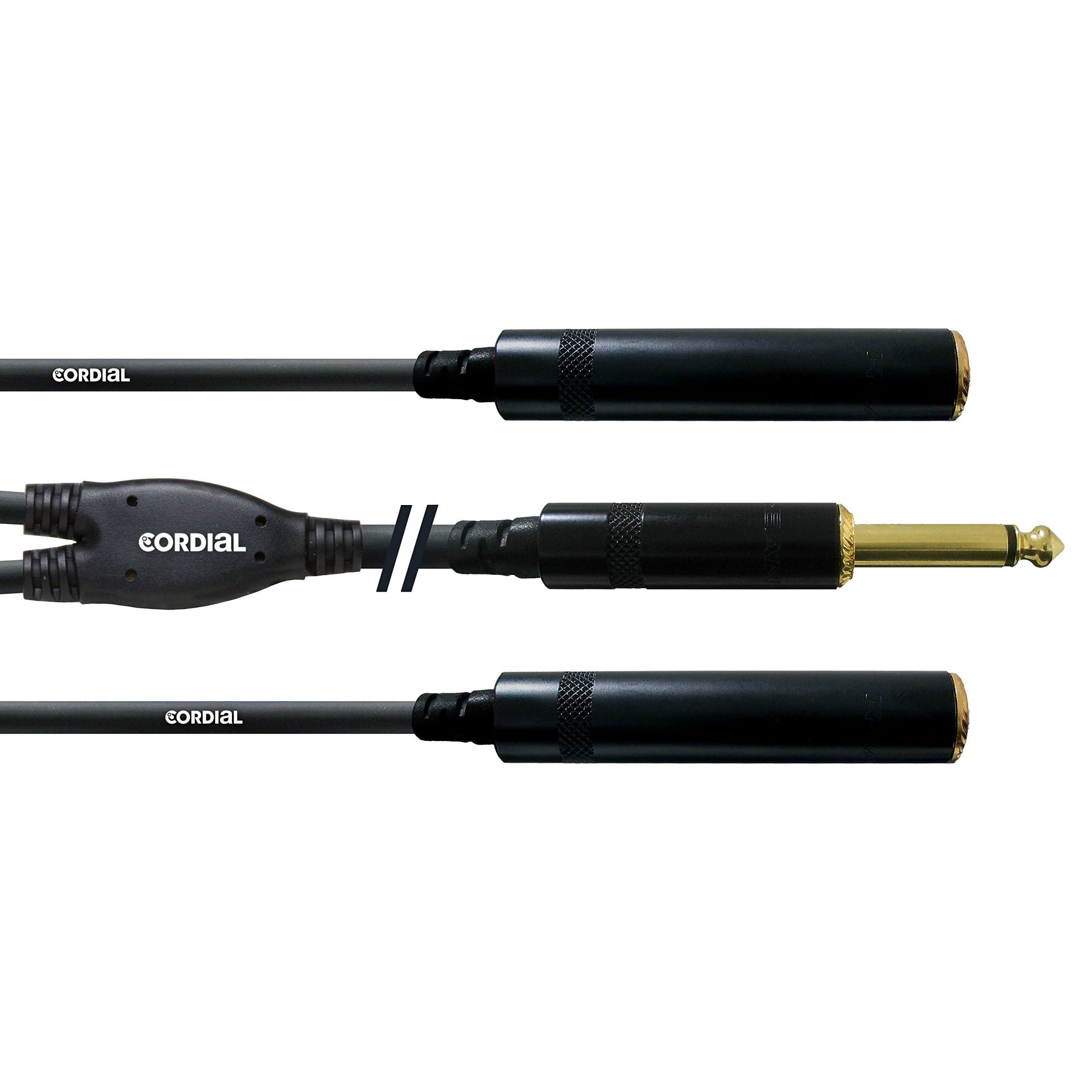 cordial-cfy-0-3-pgg-y-adapterkabel-0-3-m-stereo-split image 1