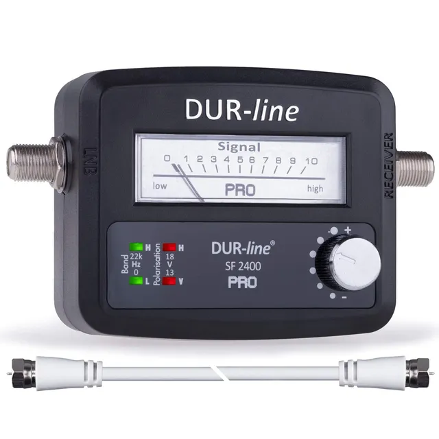 dur-line-sf-2400-pro-satfinder-messger-t-zum-ausrichten-der-sat-sch-ssel-inkl-f- image 1