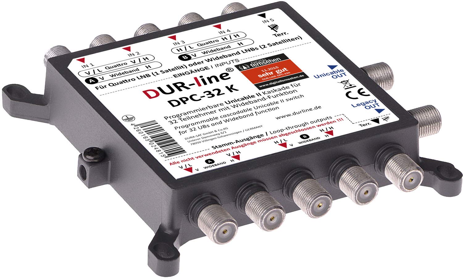 dur-line-dpc-32-k-unicable-i-ii-multischalter-32-teilnehmer-programmierbar image 1