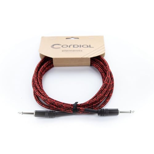cordial-ei-7-5-pp-tweed-rd-instrumentenkabel-7-5-m-rotes-tweed-made-in-germany image 4