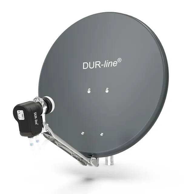 dur-line-select-60-65-anthrazit-sat-set-mit-twin-lnb-f-r-2-teilnehmer image 1