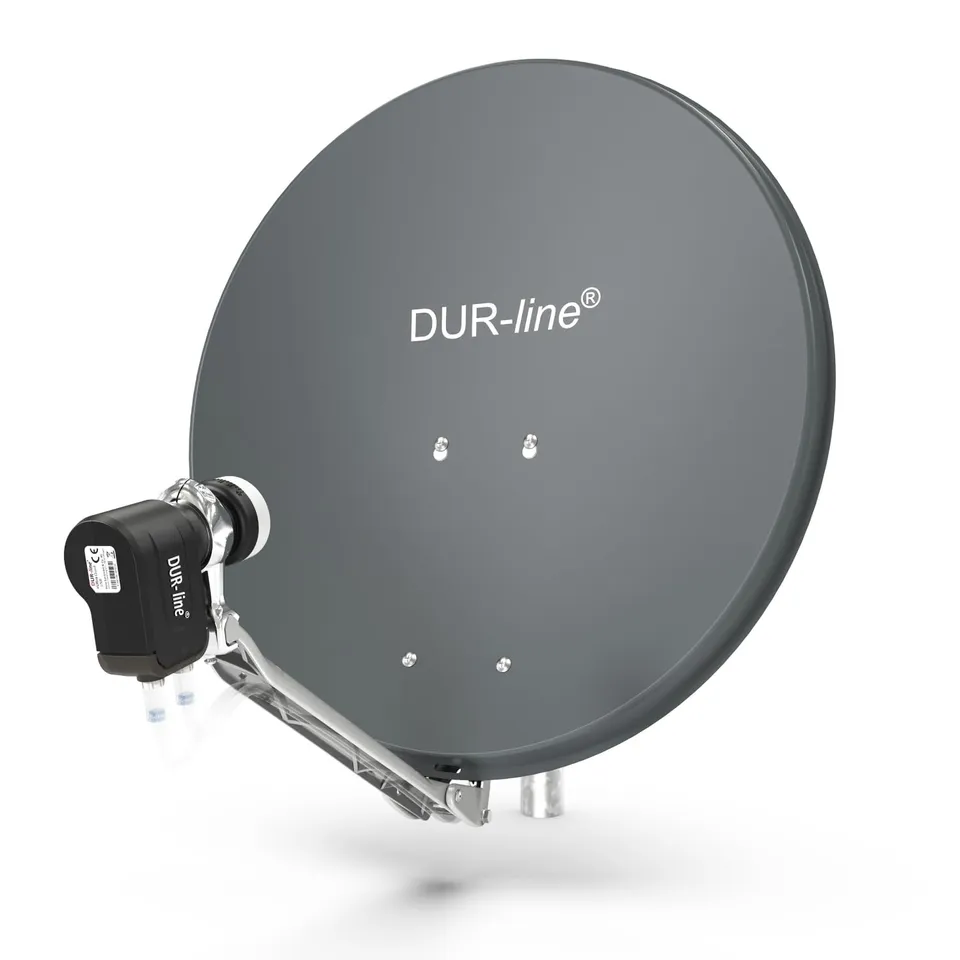 dur-line-select-60-65-anthrazit-sat-set-mit-twin-lnb-f-r-2-teilnehmer image 1