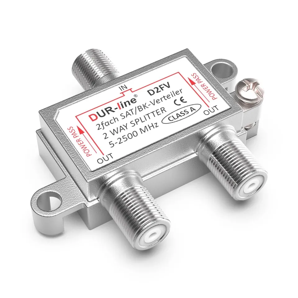 dur-line-sat-bk-verteiler-2-fach-splitter-voll-geschirmt-unicable-hd image 1