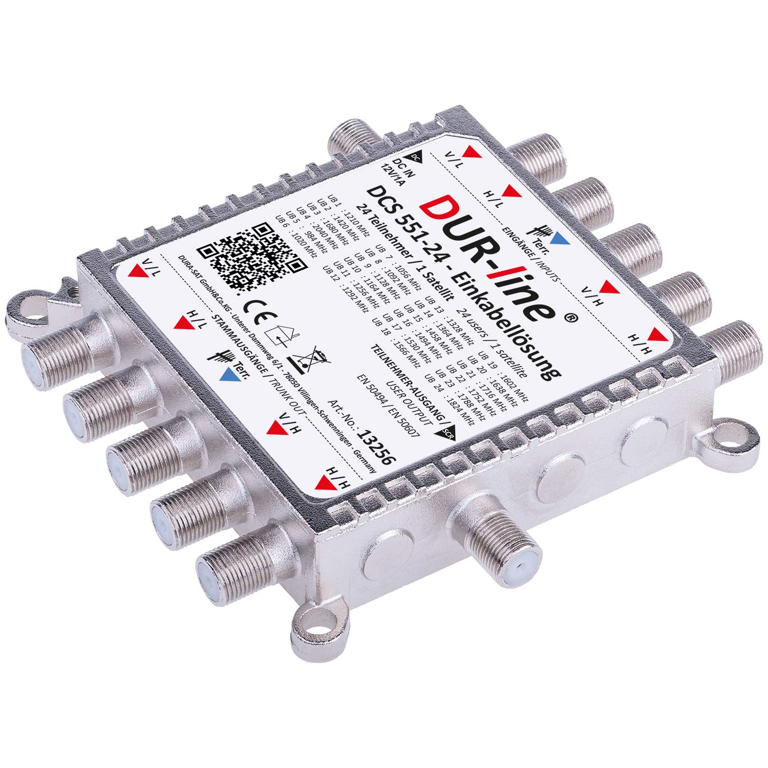 dur-line-dcs-551-24-unicable-ii-multischalter-1x24-f-r-24-teilnehmer image 6