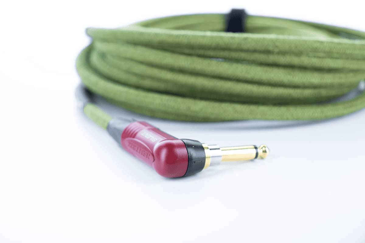 cordial-ecocord-gitarrenkabel-3-m-abgewinkelt-silent-hanffasern image 2
