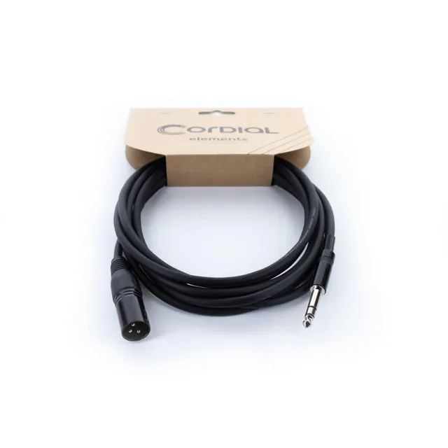 cordial-ecl-em6mv-elements-xlr-auf-stereoklinke-6-m-audiokabel image 1