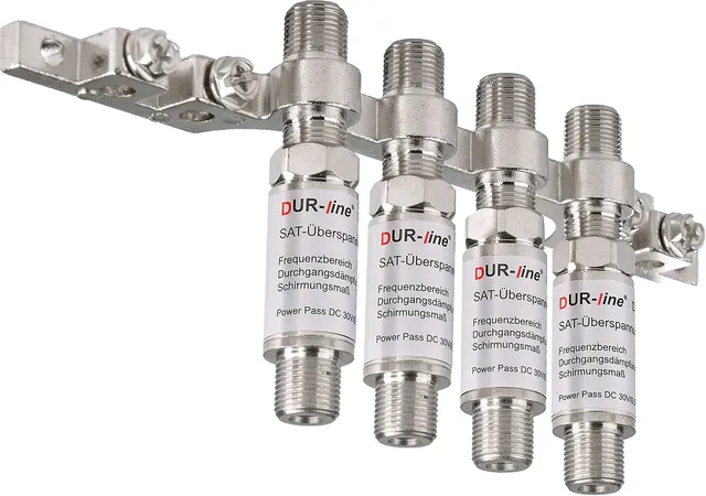 dur-line-dlbs-3001-erdungsleiste-set-4x-blitzschutz-4x-erdleiter image 1