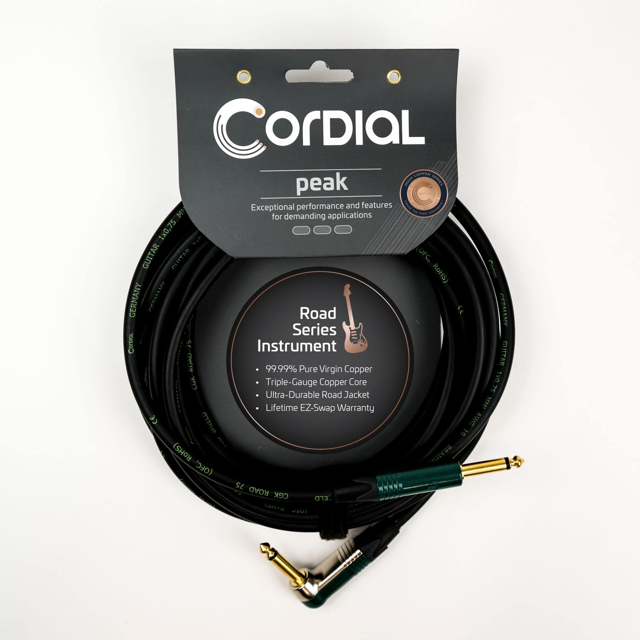 cordial-cri-3-pr-peak-instrumentenkabel-3-m-neutrik-winkelklinke image 2