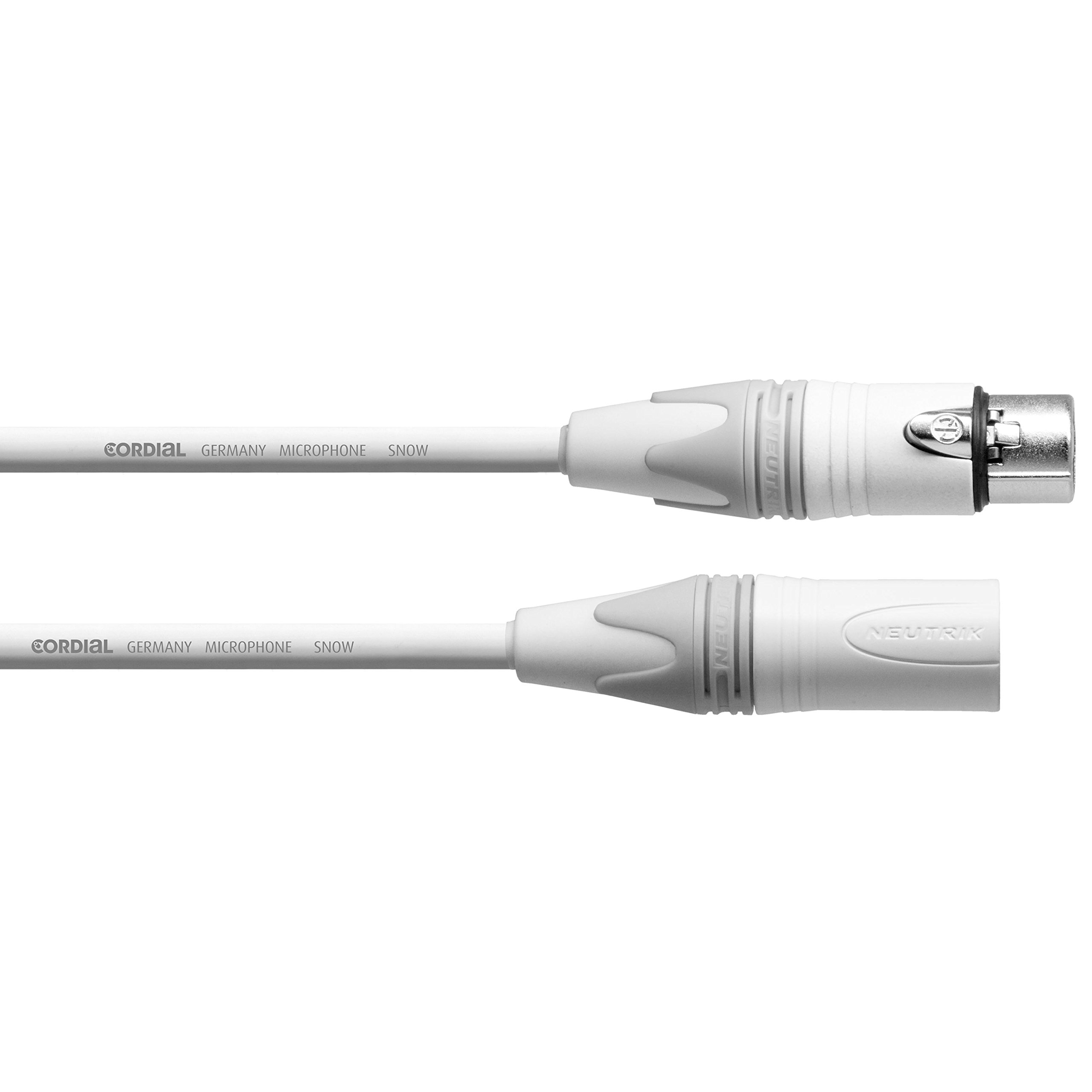cordial-microphone-peak-mikrofonkabel-10-m-wei-xlr-symmetrisch image 1