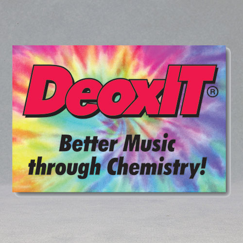 caig-deoxit-sticker-cl-stk-music-better-music-through-chemistry-2x3-zoll image 1