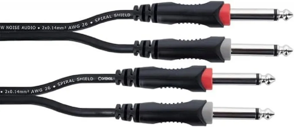 cordial-elements-ecl-eu6pp-audio-kabel-doppelklinke-mono-6-m image 1