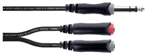 cordial-elements-y-adapterkabel-stereo-klinke-auf-2x-mono-buchse-0-3-m image 2