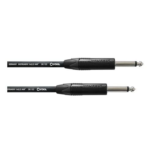cordial-instrumentenkabel-gitarre-3-m-klinke-6-3-mm-gerade-schwarz image 2