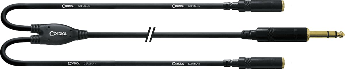 cordial-cfy-0-3-vyy-essentials-y-adapterkabel-klinke-stereo-30-cm image 1
