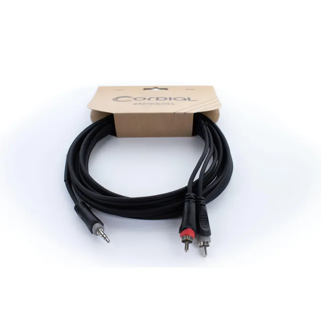 cordial-elements-y-kabel-stereo-miniklinke-auf-2x-rca-1-m image 1