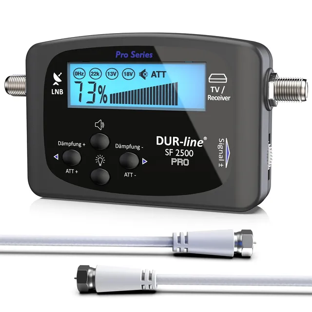 dur-line-sf-2500-pro-satfinder-digitales-sat-messger-t-mit-display image 1