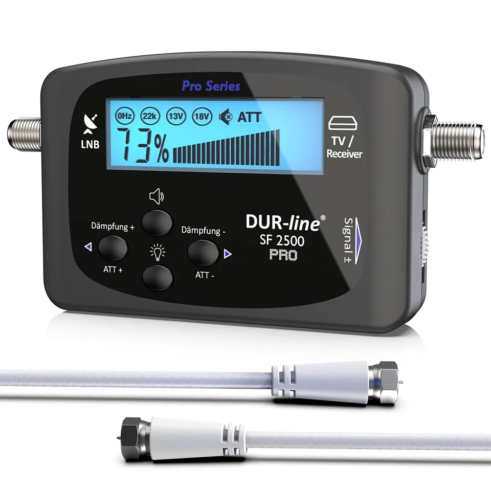 dur-line-sf-2500-pro-satfinder-digitales-sat-messger-t-mit-display image 1