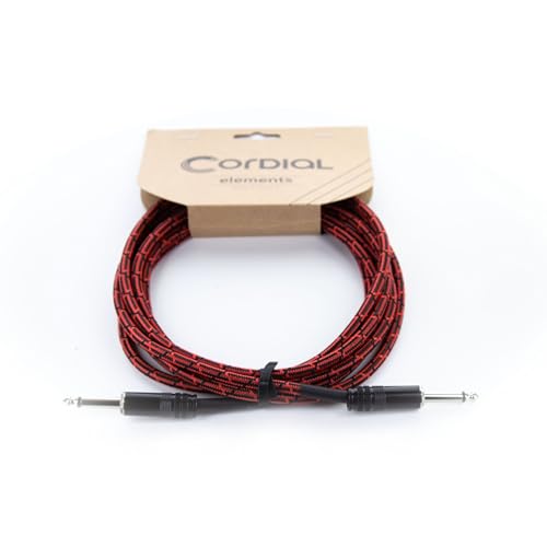 cordial-elements-instrument-kabel-jack-gerade-1-5-m-rot-tweed image 4