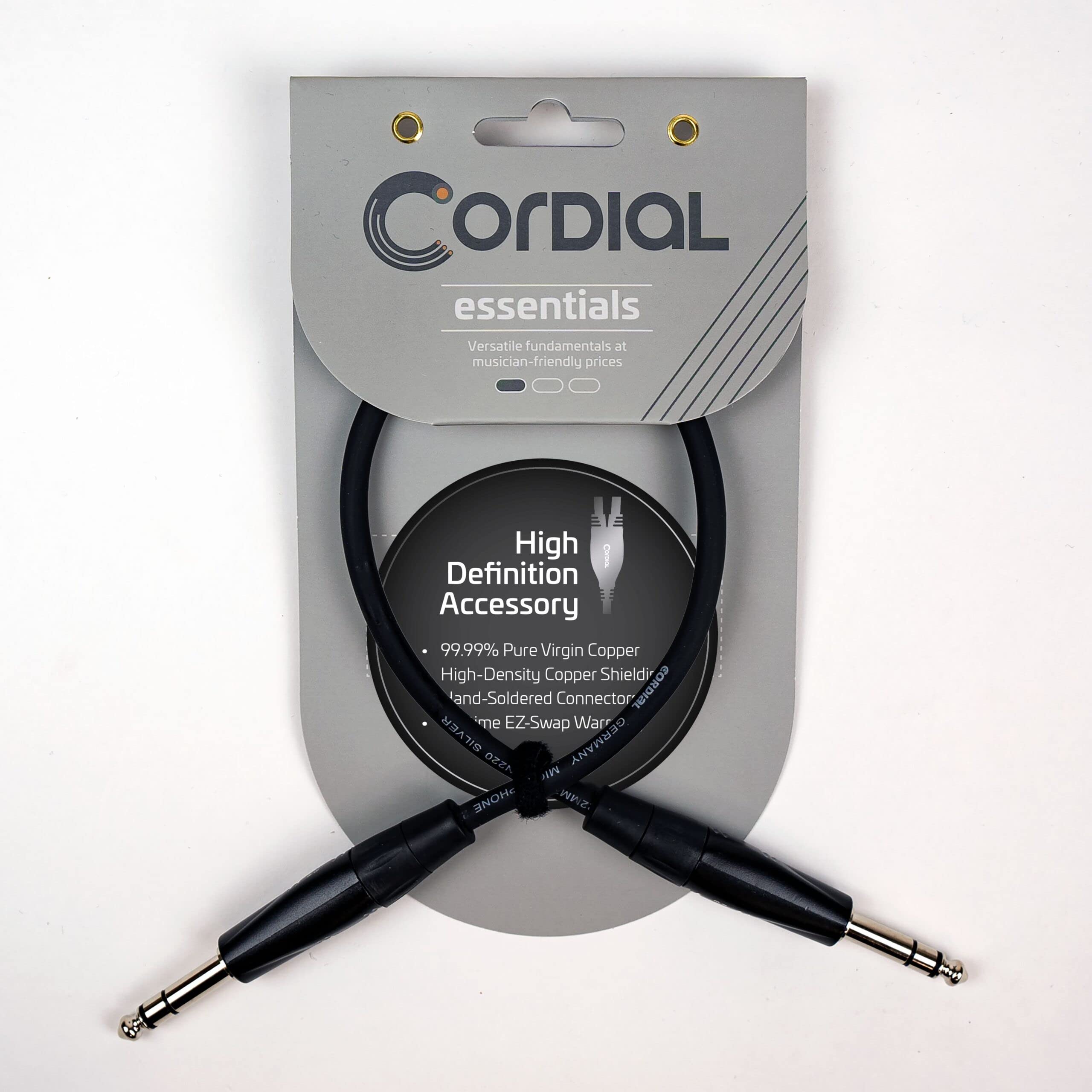 cordial-cim-3-vv-essentials-audiokabel-2x-klinke-6-3-mm-stereo-3-m image 2