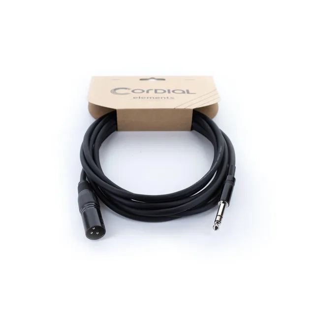 cordial-elements-ecl-em1-5mv-audiokabel-xlr-klinke-stereo-1-5-m image 1