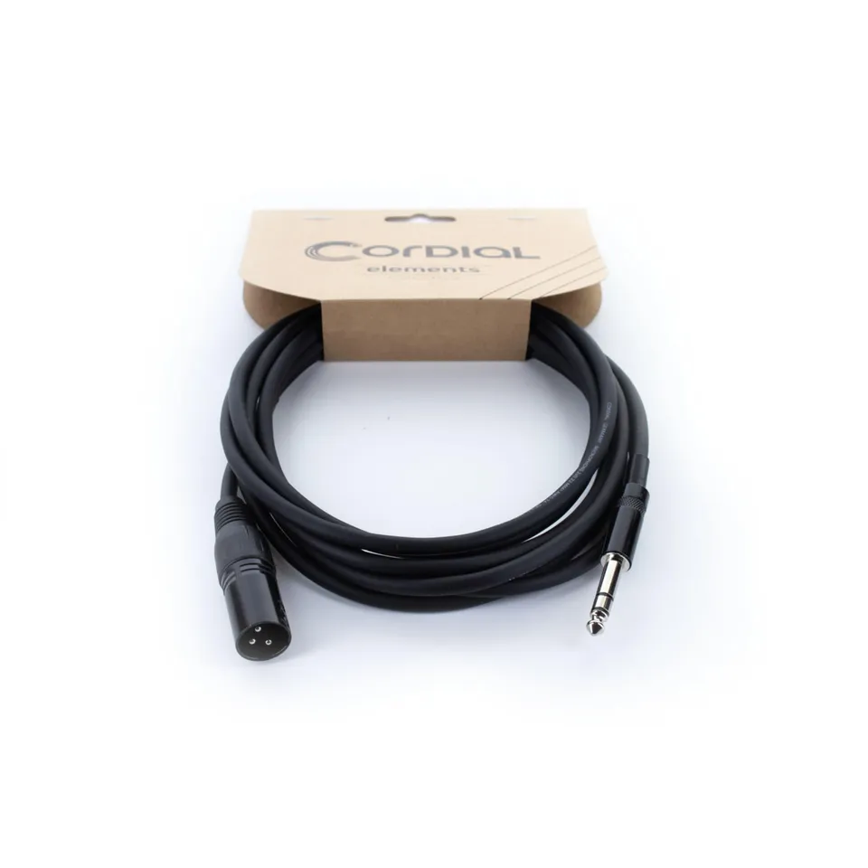 cordial-elements-ecl-em1-5mv-audiokabel-xlr-klinke-stereo-1-5-m image 1
