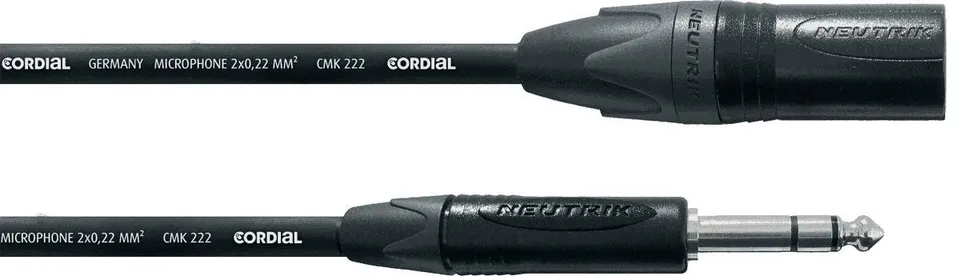 cordial-select-audiokabel-xlr-stecker-stereo-klinke-10-m image 1
