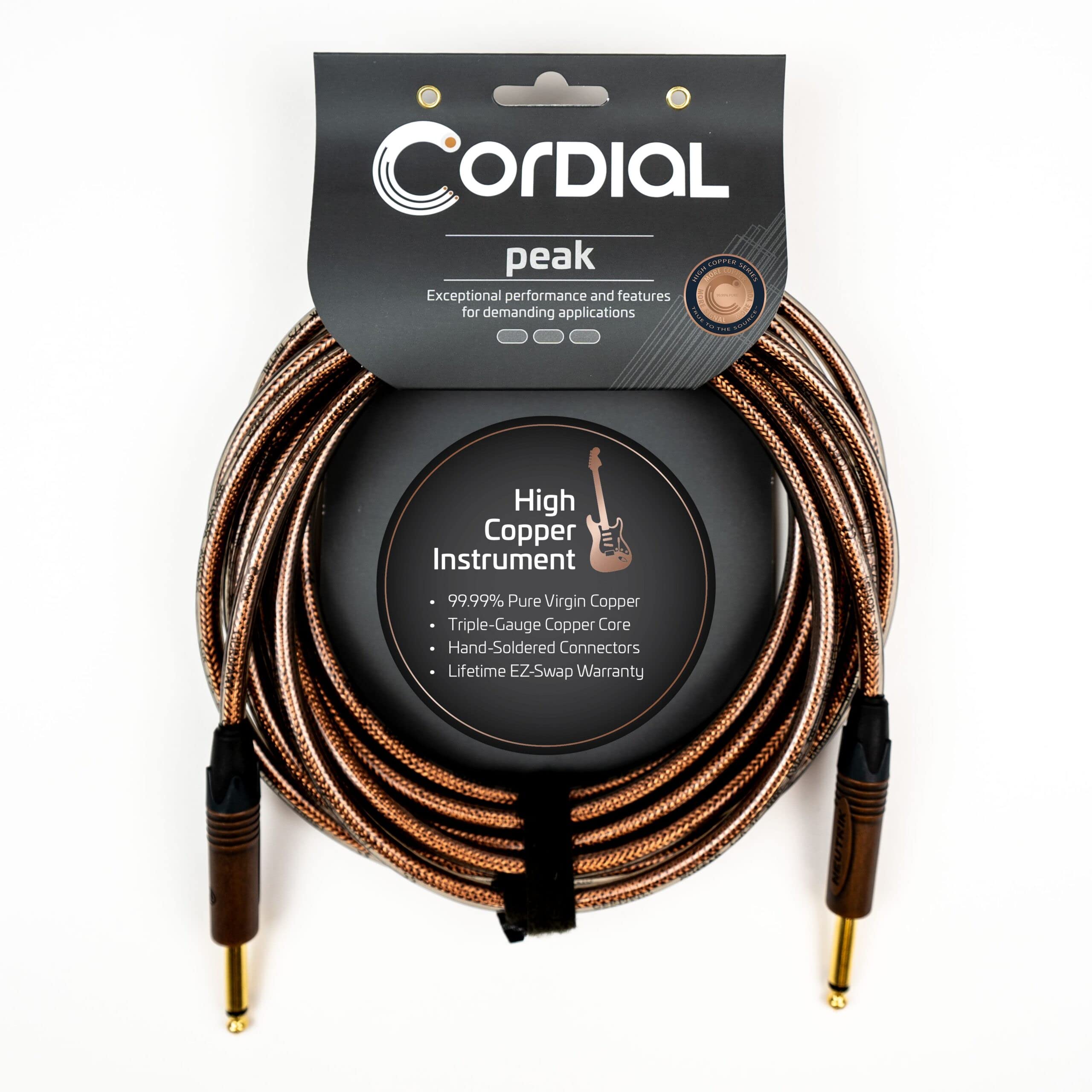 cordial-peak-metal-gitarrenkabel-klinke-6-m image 2