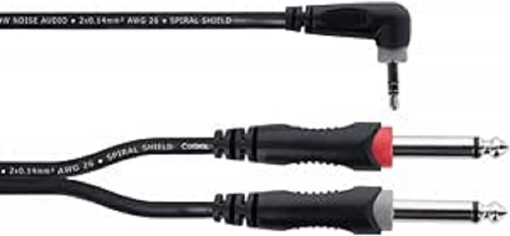 cordial-elements-ecl-ey3wrpp-y-kabel-mini-jack-auf-2x-jack-3-m image 1