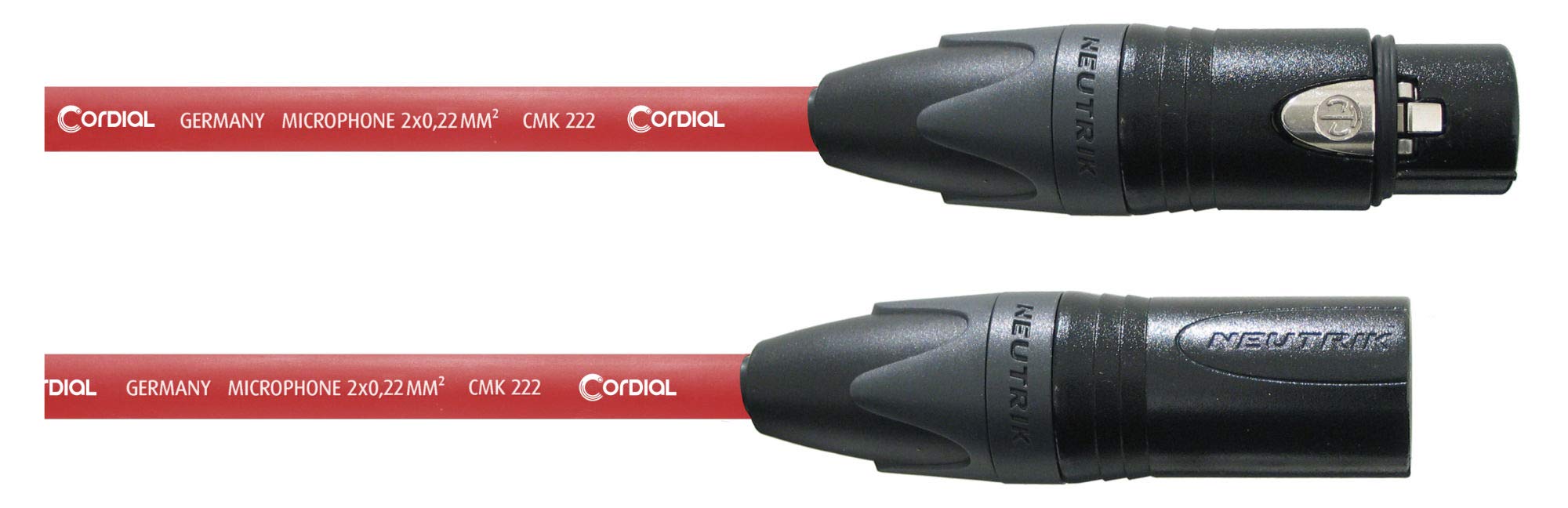 cordial-select-mikrofonkabel-10-m-rot-symmetrisch-cmk-222-xlr image 1