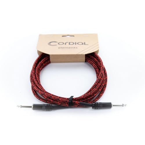 cordial-ecl-ei3pp-tweed-rd-gitarrenkabel-3-m-tweed-rot image 4